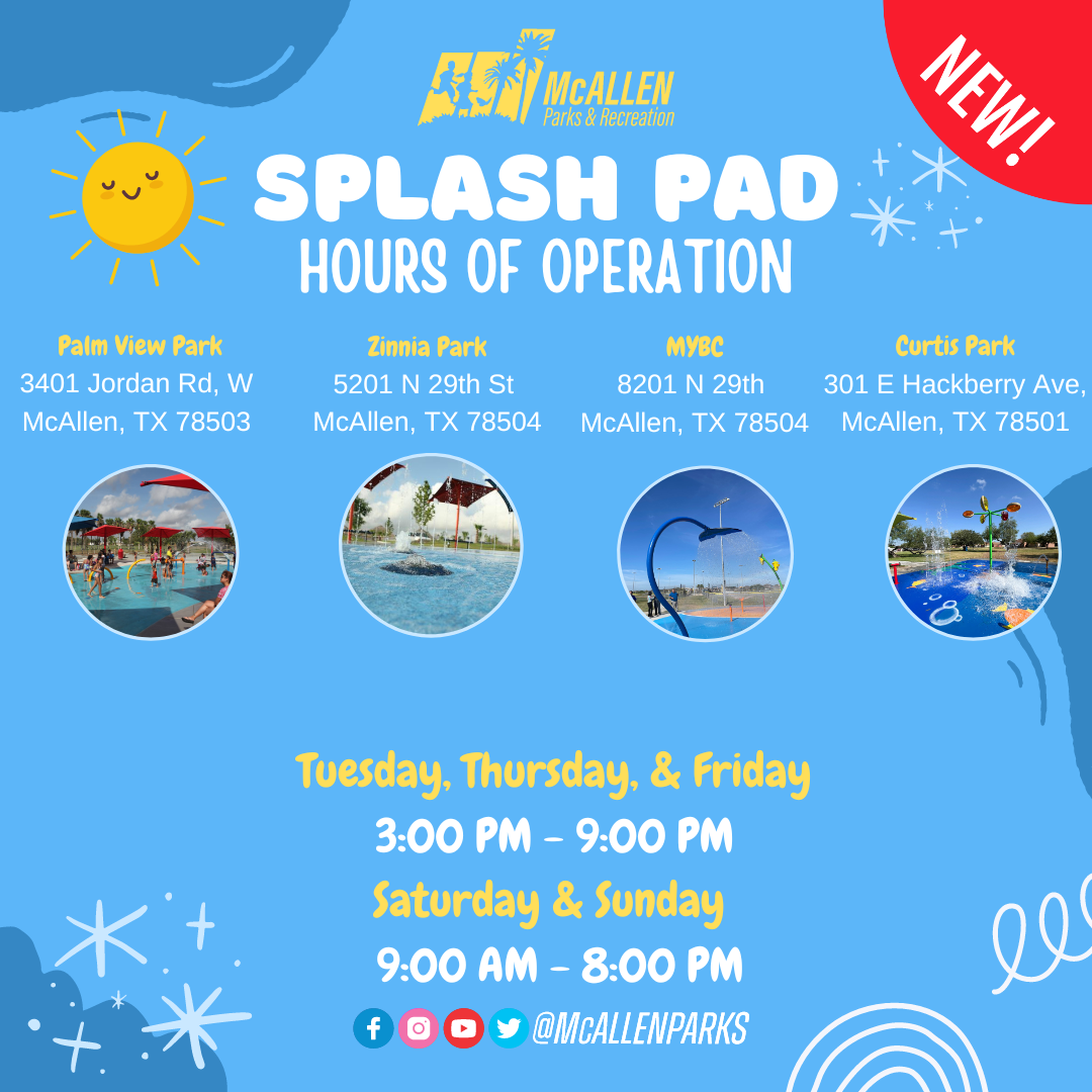 Splash Pads McAllen Parks