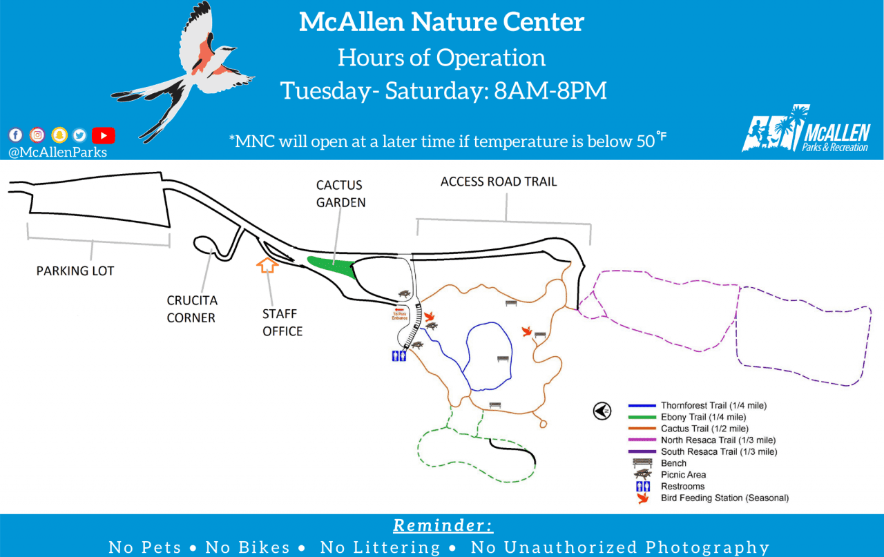 MCALLEN NATURE CENTER McAllen Parks and Recreation